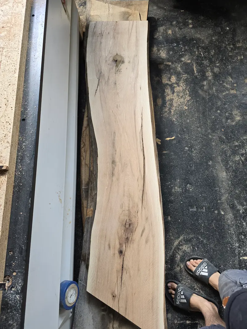 Corner table, in the making, photo 1