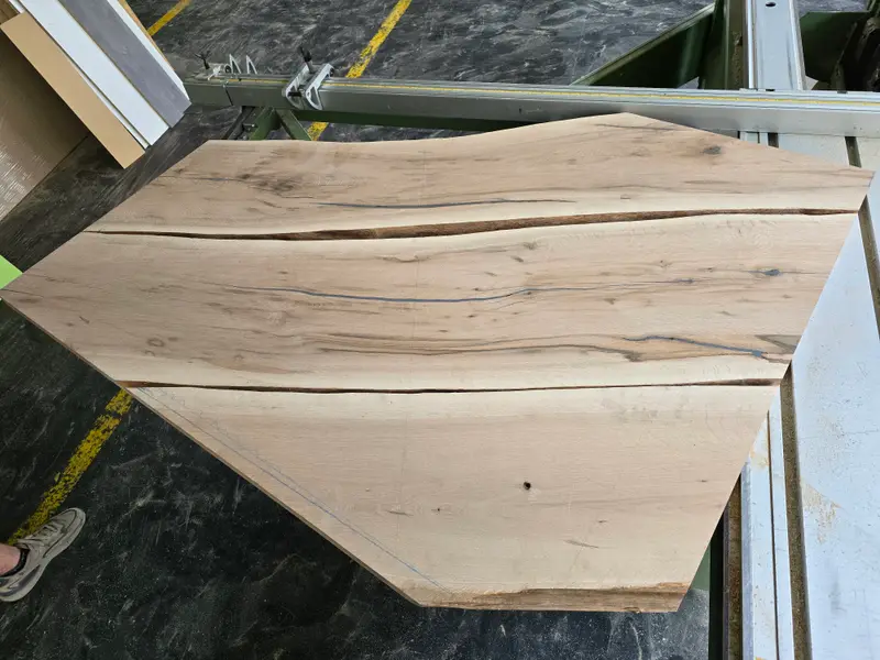 Corner table, in the making, photo 11
