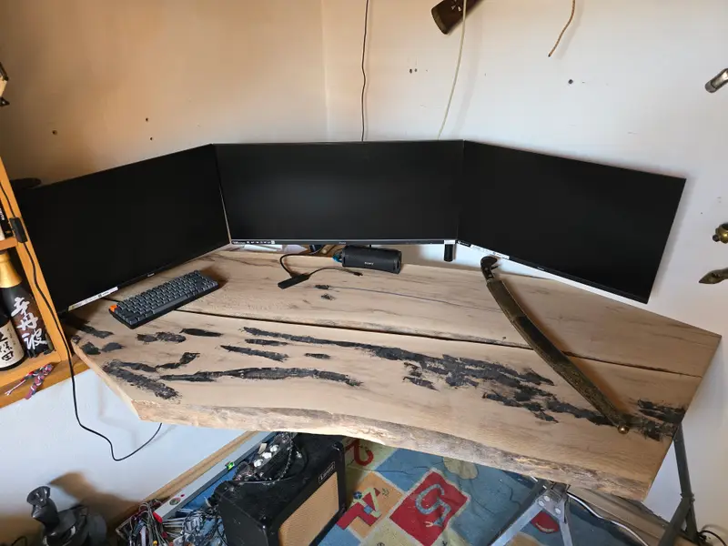 Corner table, in the making, photo 14