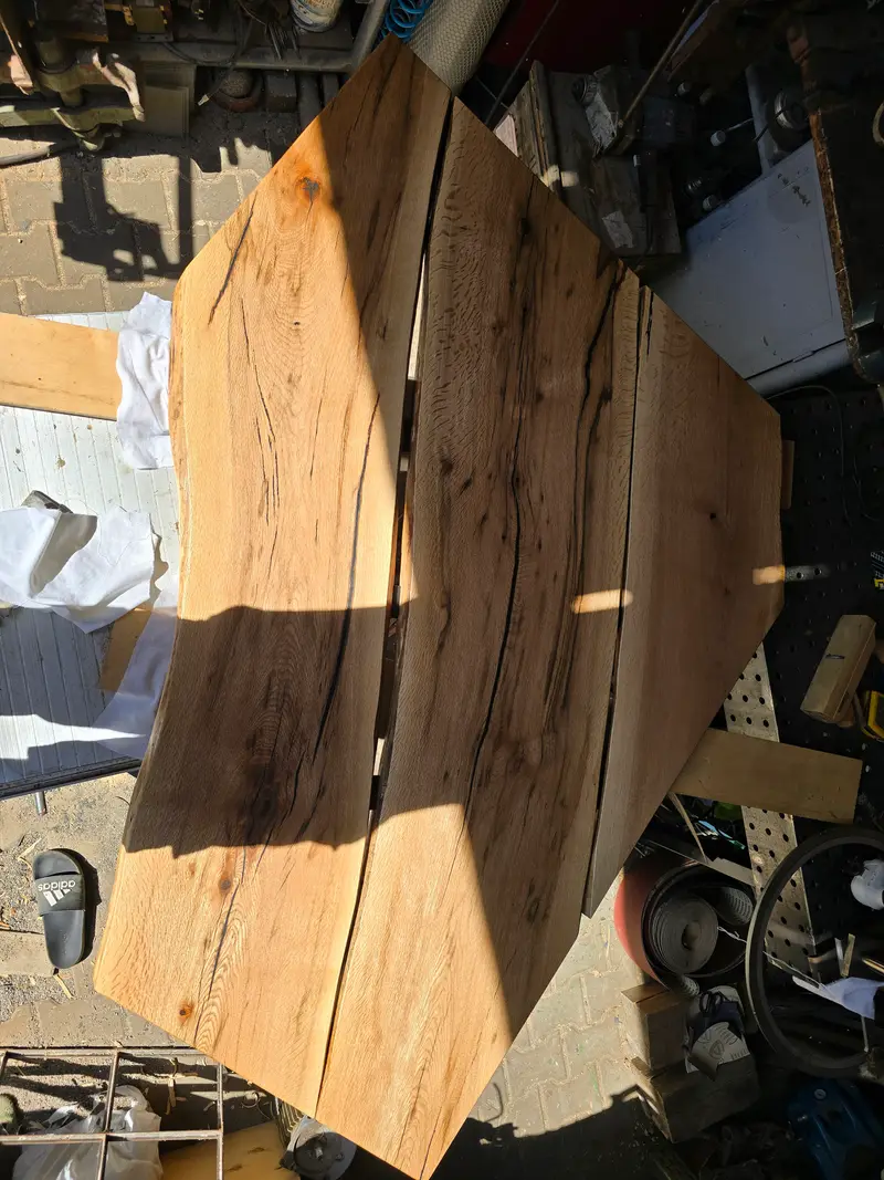 Corner table, in the making, photo 19